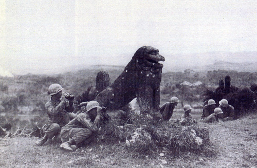 沖縄戦当時の富盛の大獅子88